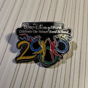 Disney Celebrate the Future Hand in Hand Collectible Pin From 2000